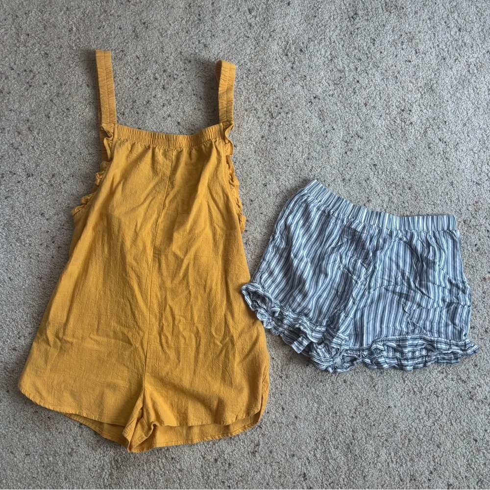 American Rag Blue and White Striped Top